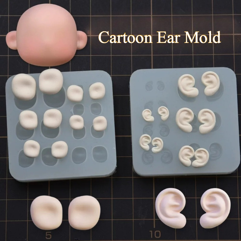 Diy Q - Cartoon Ultra-light Clay Ear Mold Positive