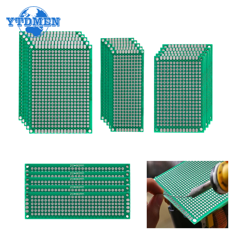 Pcb Etching Kit - 20pcs Double Sided PCB Board Tinned