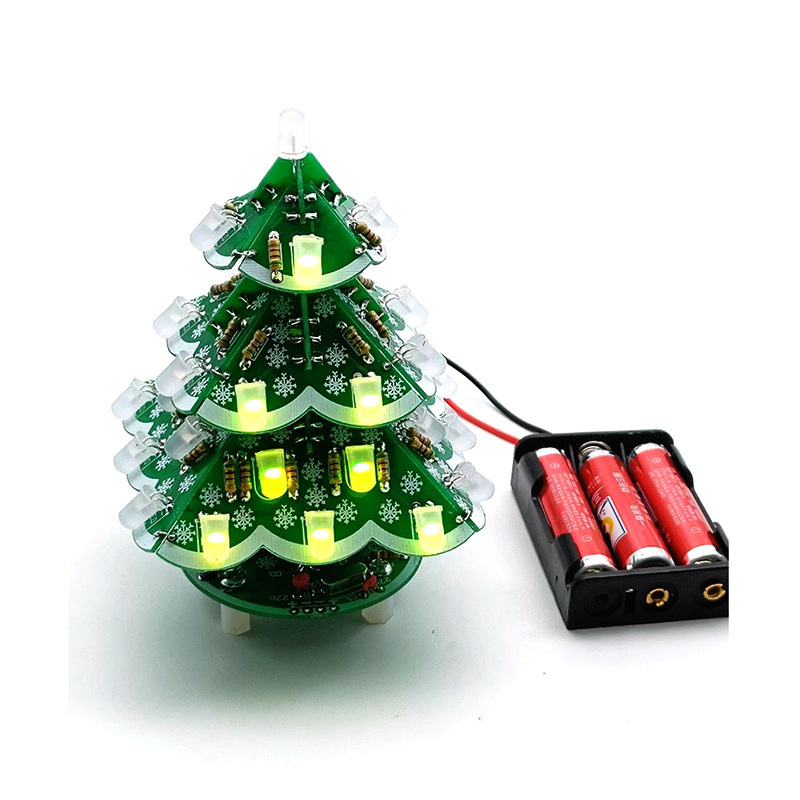 Diy Electronics Circuits - 3D DIY Christmas Tree Kit with