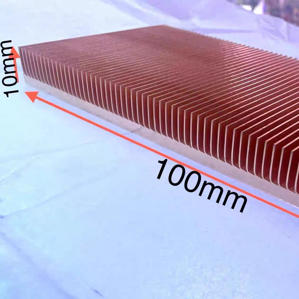 Diy Electronics Raspberry Pi - Pure Copper Heatsink 100*50*10mm DIY Radiator