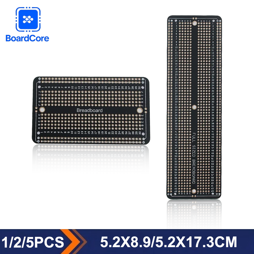 Diy Electronics Breadboard - 1/2/5Pcs Standard Permanent Solder Breadboard PCB