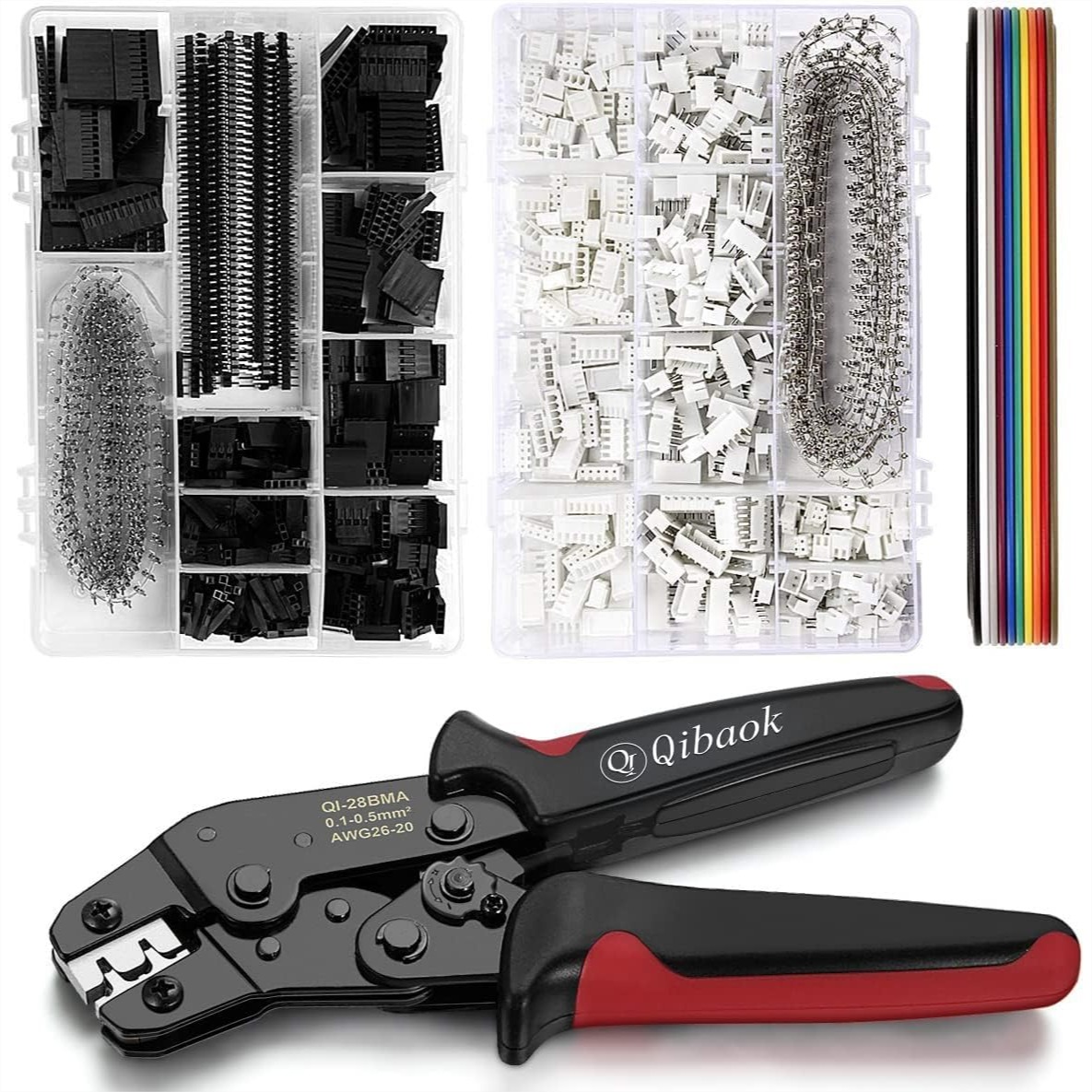 Diy With Electronics - Ratcheting Crimping Tool Kit with 1550PCS