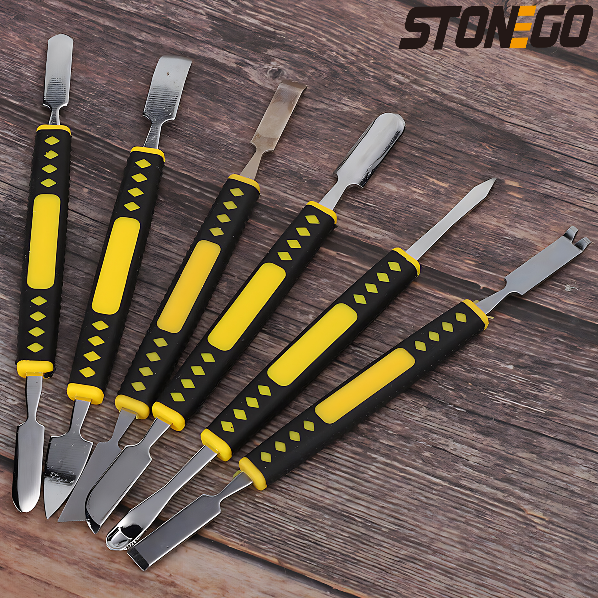 Diy Electronics Repair Kit - STONEGO Metal Pry Bar Tool Set