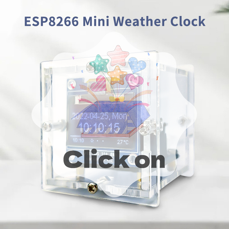 Diy Soldering Station No Electronics - ESP8266 MINI Weather Clock WIFI Digital