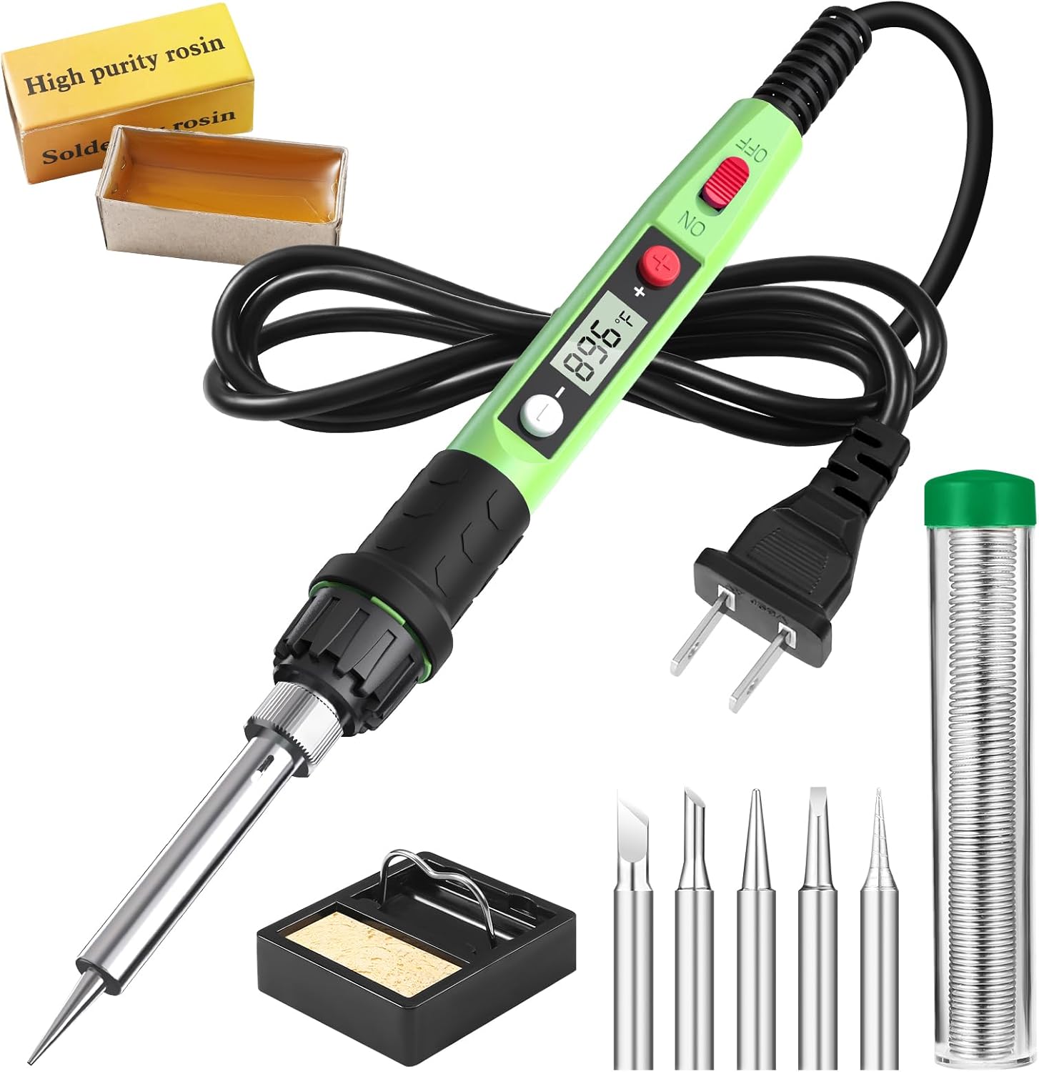 Diy Electronics Repair Kit - 80W LCD Digital Soldering Iron Kit