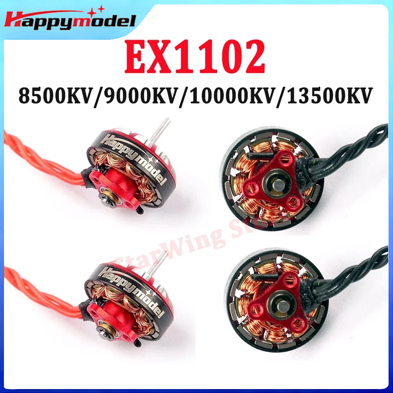 Diy Drone Electronics - 4PCS HappyModel EX1102 Brushless Motor Set