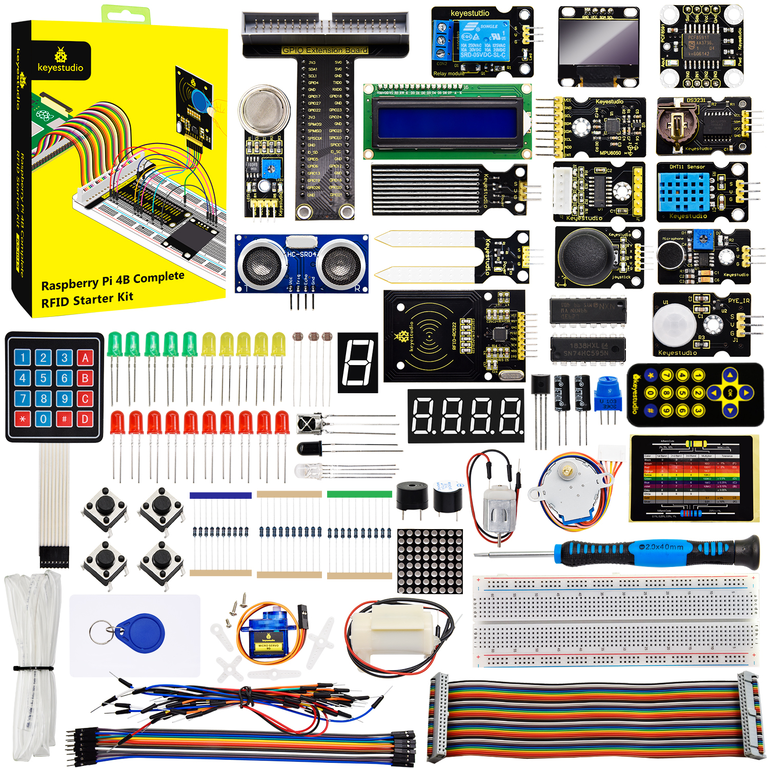 Diy Electronics Raspberry Pi - NEW ! Keyestduio Raspberry Pi 4B