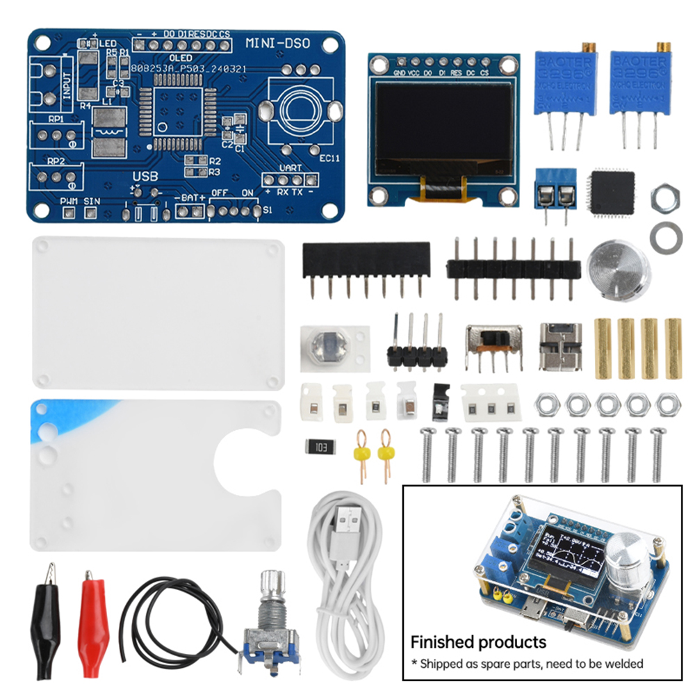 DIY Mini Digital Oscilloscope  - đánh giá và giá Diy Electronics Com
