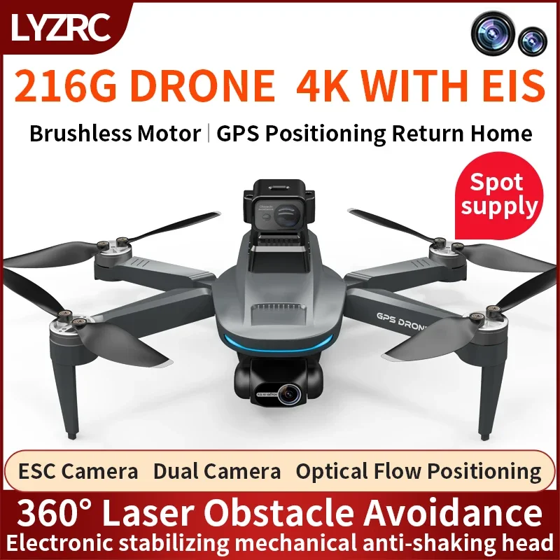 L200 PRO MAX Drone 4K 2-Axis P - đánh giá và giá Diy Drone Electronics
