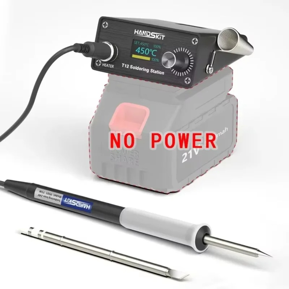 T12 Cordless Portable Solderin - đánh giá và giá Diy Soldering Station No Electronics