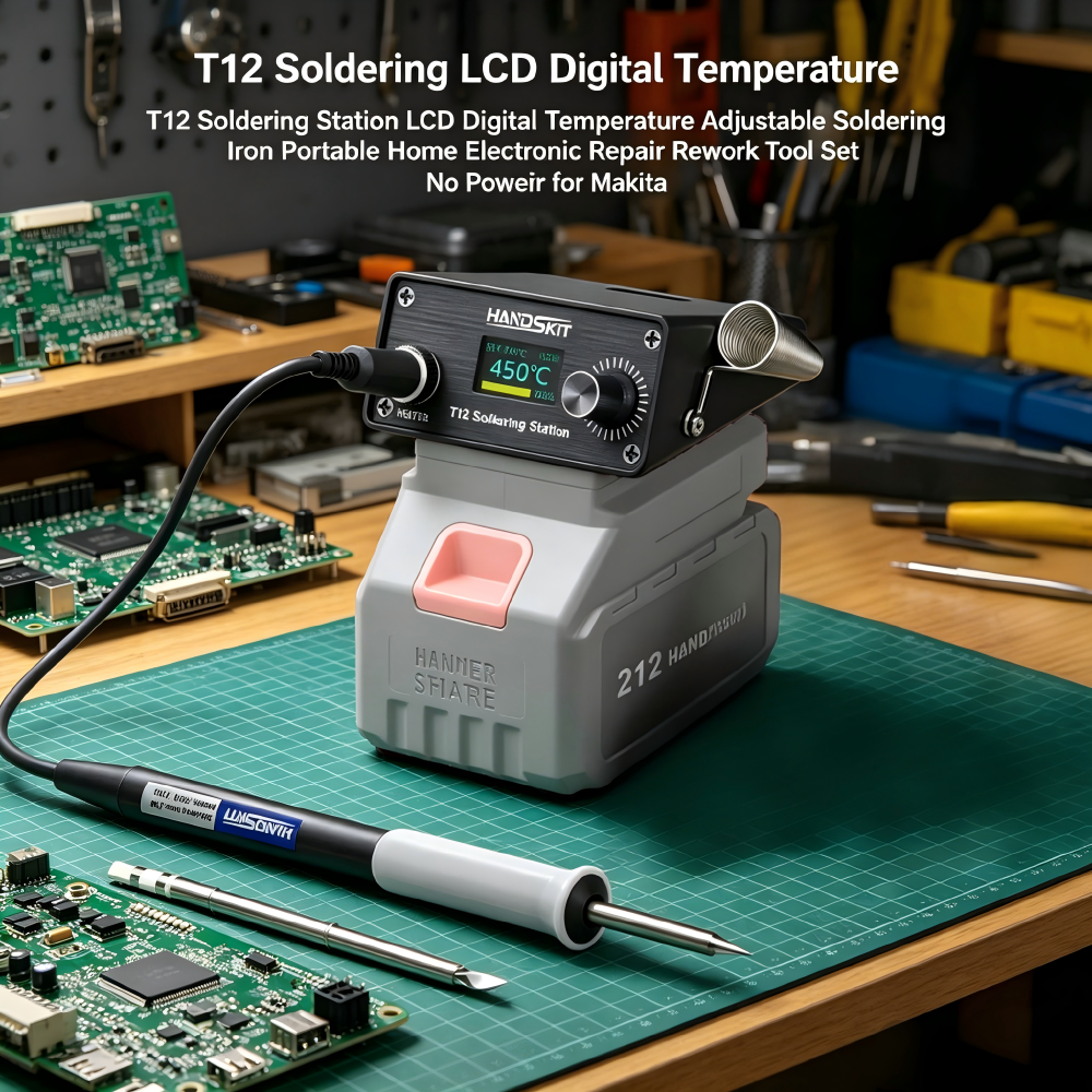 T12 Cordless Portable Solderin - đánh giá và giá Diy Soldering Station No Electronics