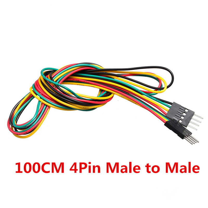 10pcs/lot 4pin 100cm M-M / M-F - đánh giá và giá Diy Electronics Breadboard