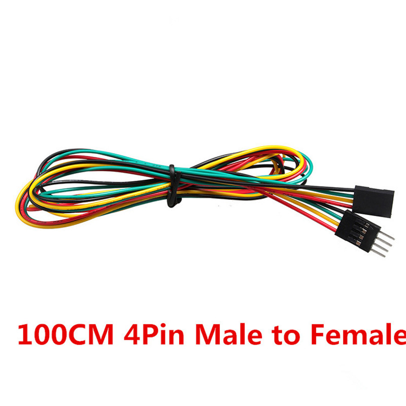 10pcs/lot 4pin 100cm M-M / M-F - đánh giá và giá Diy Electronics Breadboard