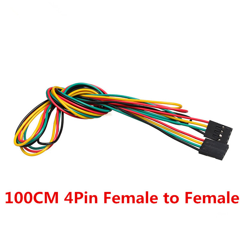 10pcs/lot 4pin 100cm M-M / M-F - đánh giá và giá Diy Electronics Breadboard