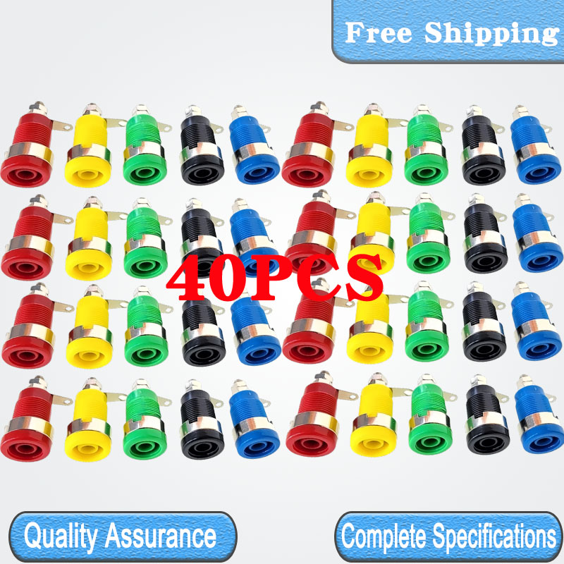 40PCS 4mm 32A Banana Socket Te - đánh giá và giá Diy Electronics Com
