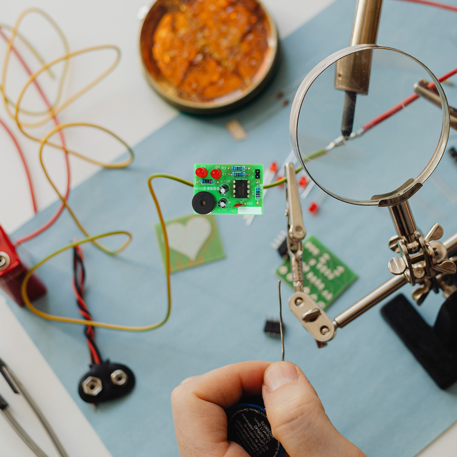 5Set Soldering Practice Kit Be - đánh giá và giá Diy Electronics Projects For Beginners