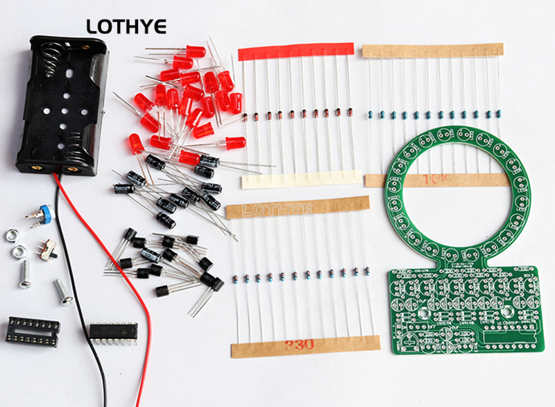 DIY Kit LED Gradient Ring Wate - đánh giá và giá Diy Electronics Com