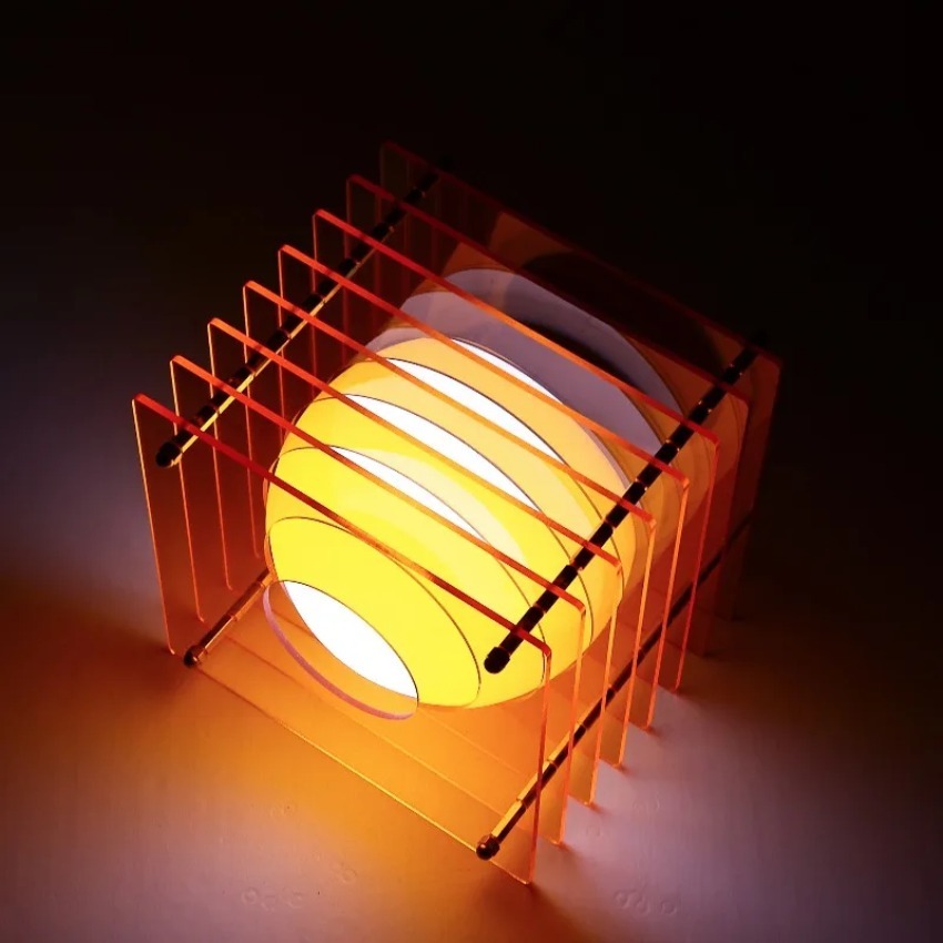 DIY Acrylic Thousand Layer Lam - đánh giá và giá Diy Lamp Electronics
