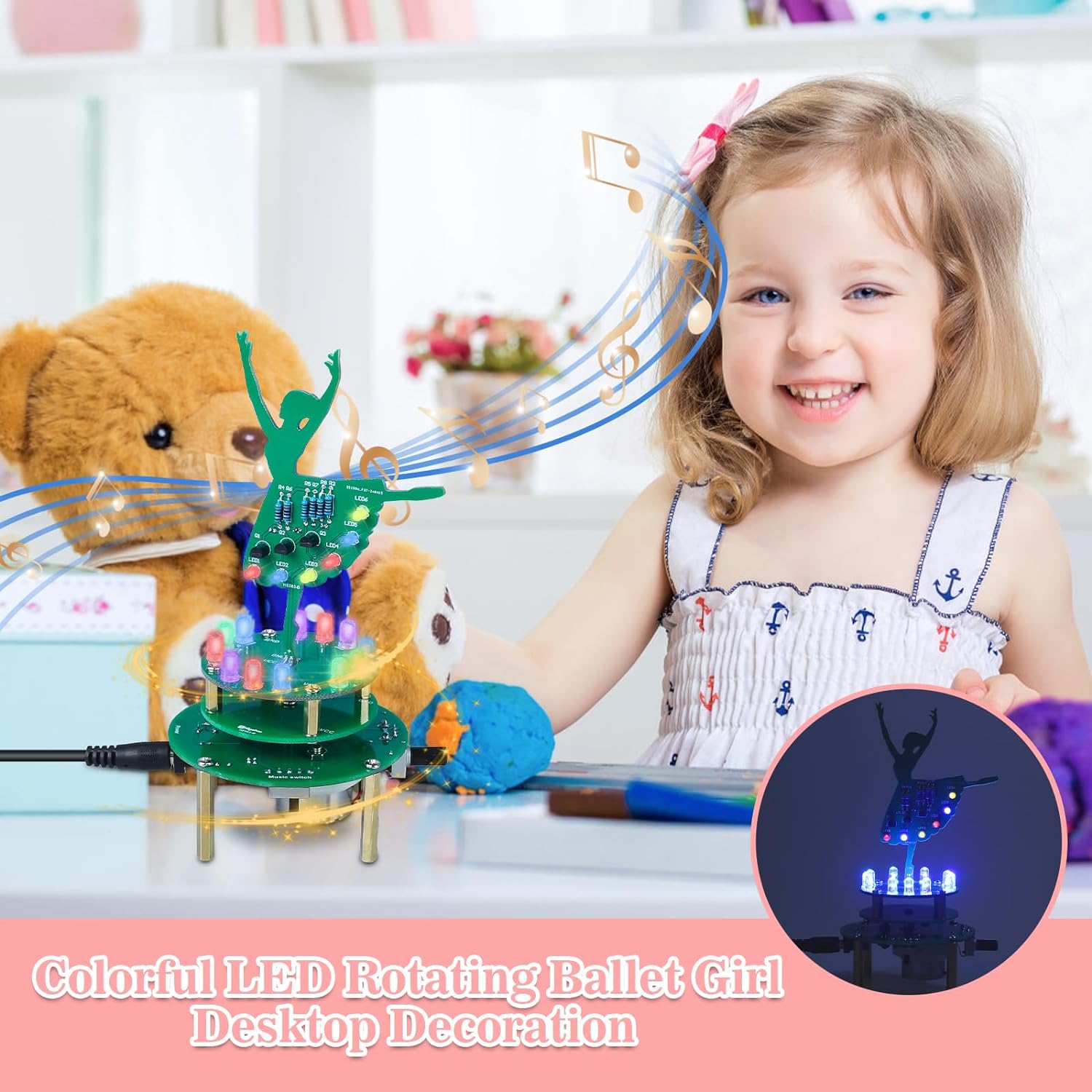 DIY Rotating Ballerina Girl El - đánh giá và giá Diy Electronics Projects For Beginners