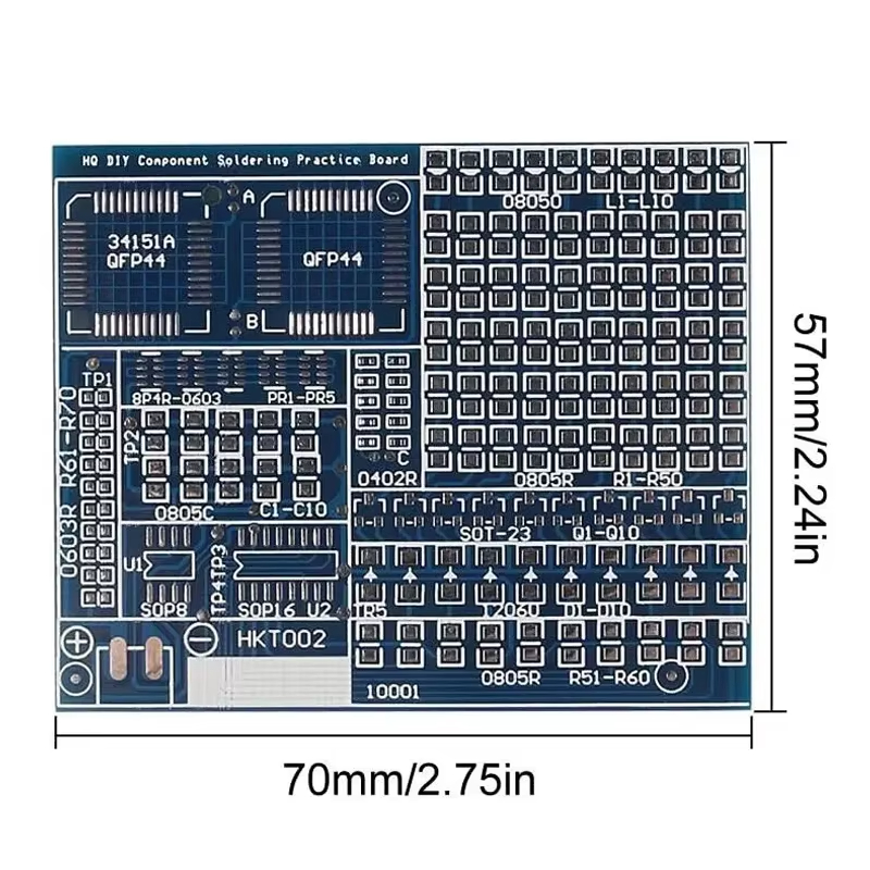 02 Patch Components Electronic - đánh giá và giá Pcb Etching Kit