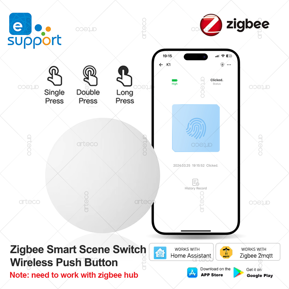 Ewelink Zigbee Smart Push Butt - đánh giá và giá Push Button Tactile