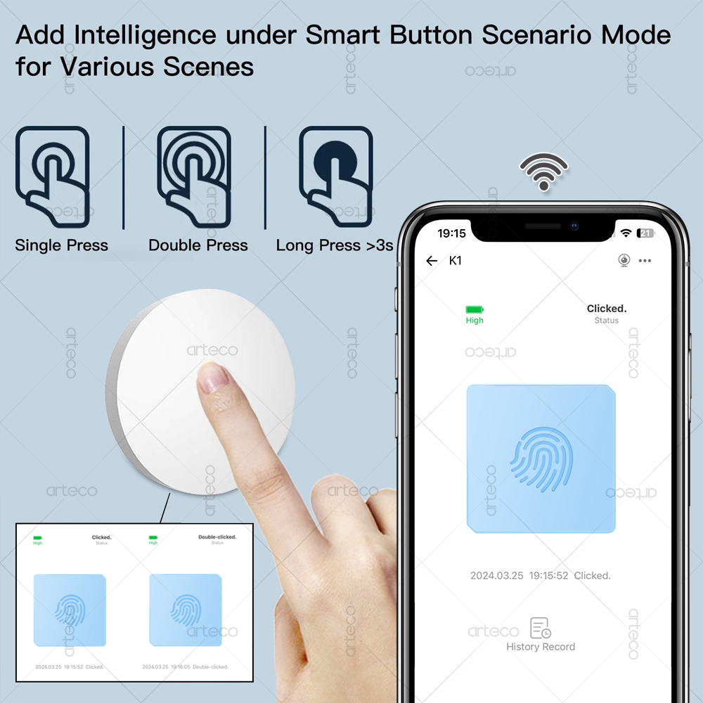 Ewelink Zigbee Smart Push Butt - đánh giá và giá Push Button Tactile