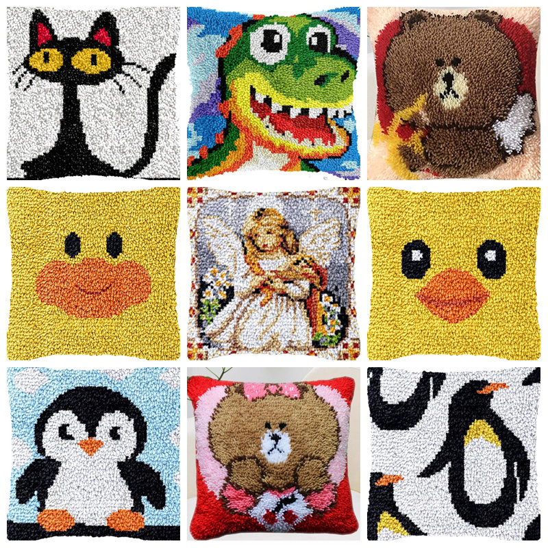 Cartoon Embroidery Latch Hook  - đánh giá và giá Diy Electronics Watch