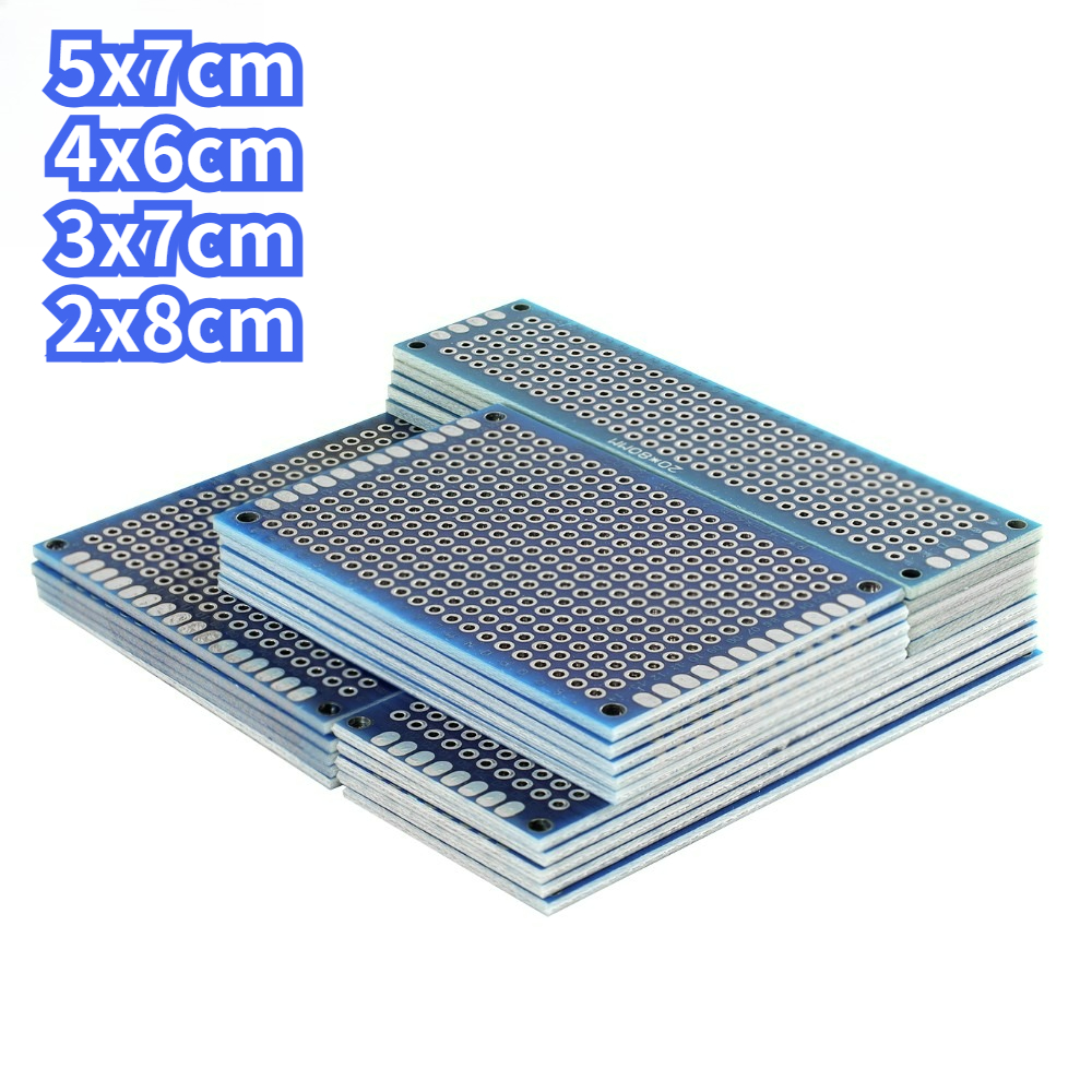 20PCS Blue Double-Sided PCB Pr - đánh giá và giá Diy Electronics Breadboard