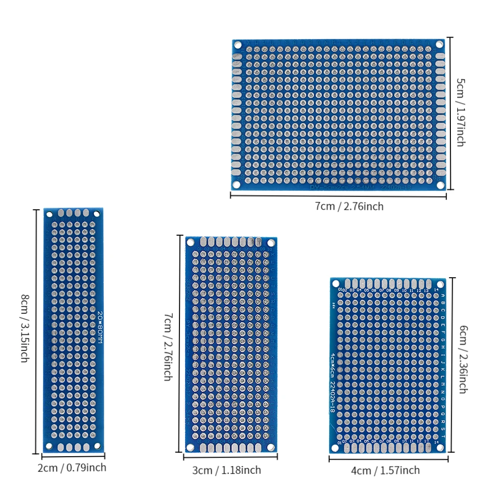20PCS Blue Double-Sided PCB Pr - đánh giá và giá Diy Electronics Breadboard