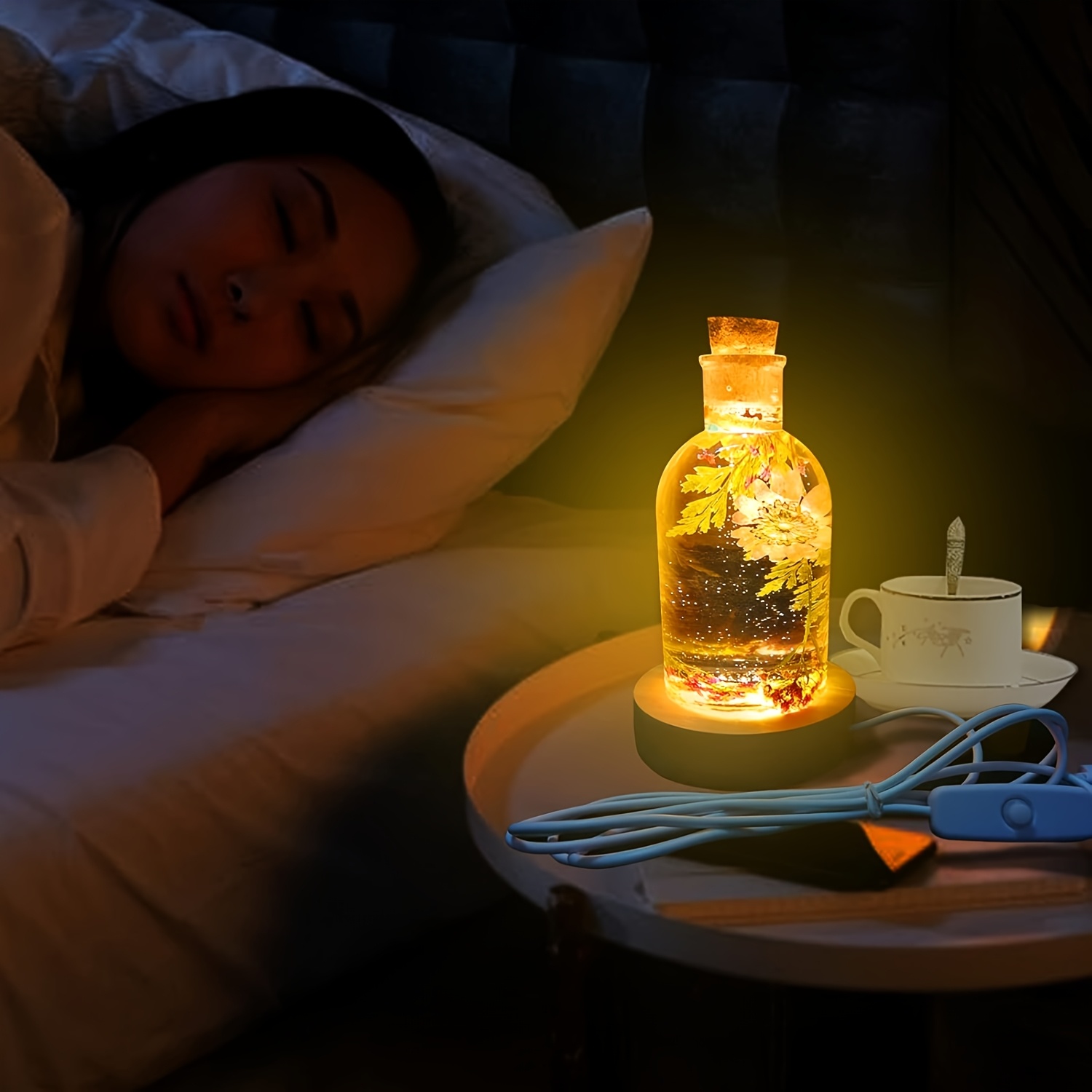 Drift Bottle Light Resin Mold  - đánh giá và giá Diy Lamp Electronics