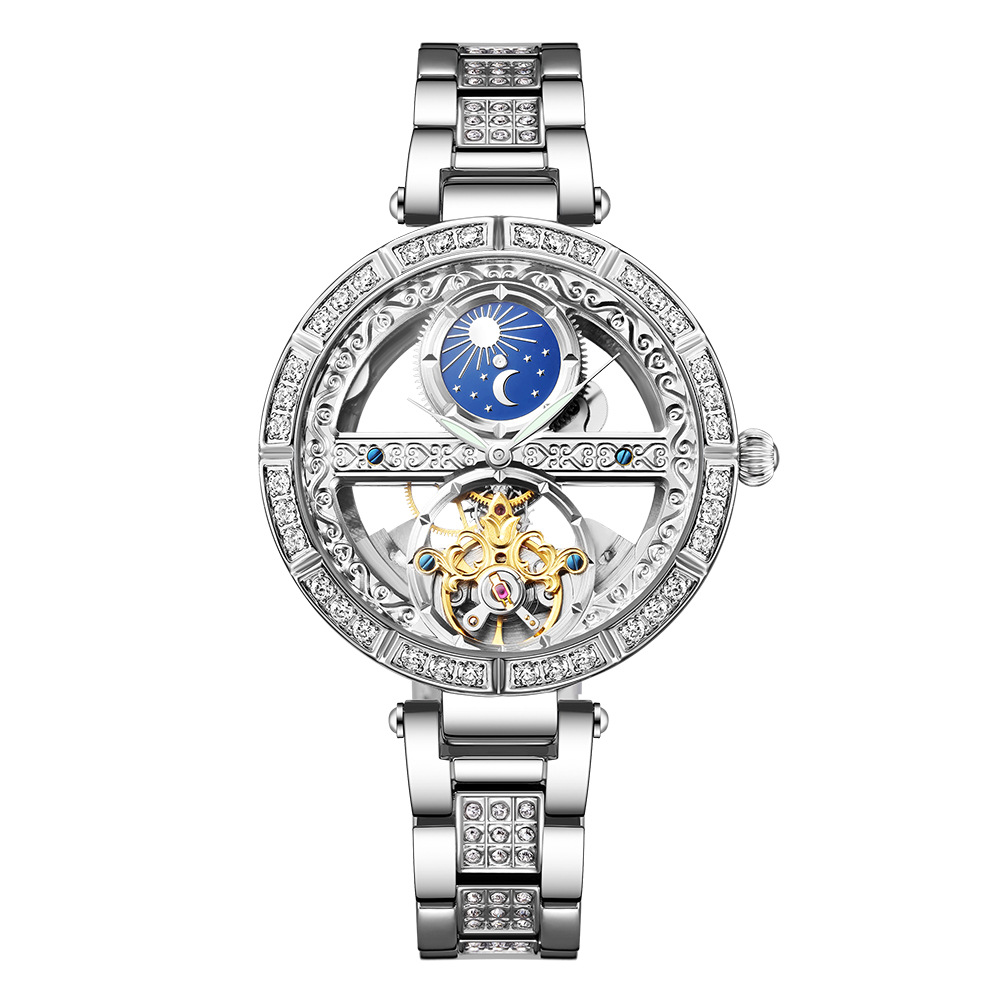 Ladies Watch Automatic Woman L - đánh giá và giá Push Button Tactile