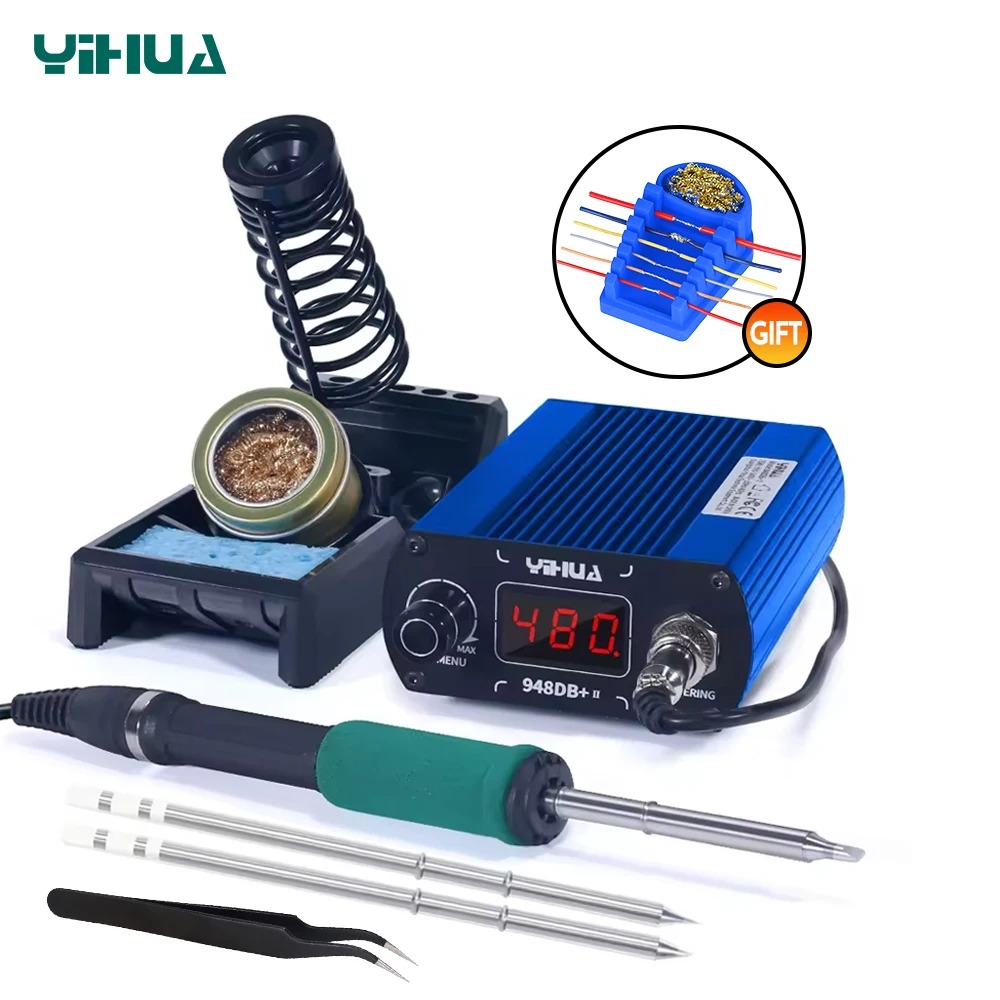 YIHUA 948DB+-II 75W Quick Heat - đánh giá và giá Diy Soldering Station No Electronics