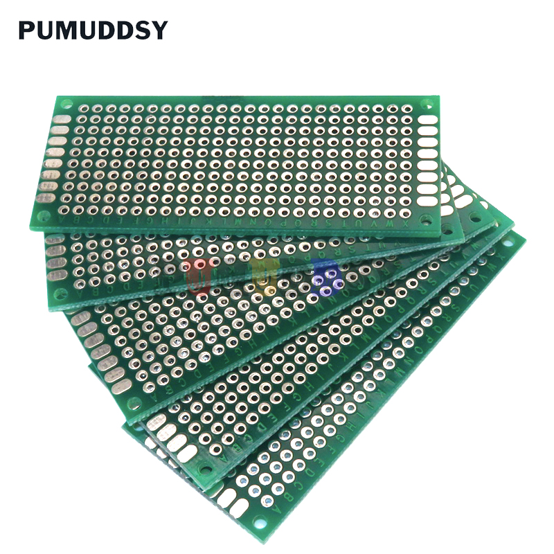 5PCS/LOT 3X7cm Double Side Pro - đánh giá và giá Diy Electronics Breadboard