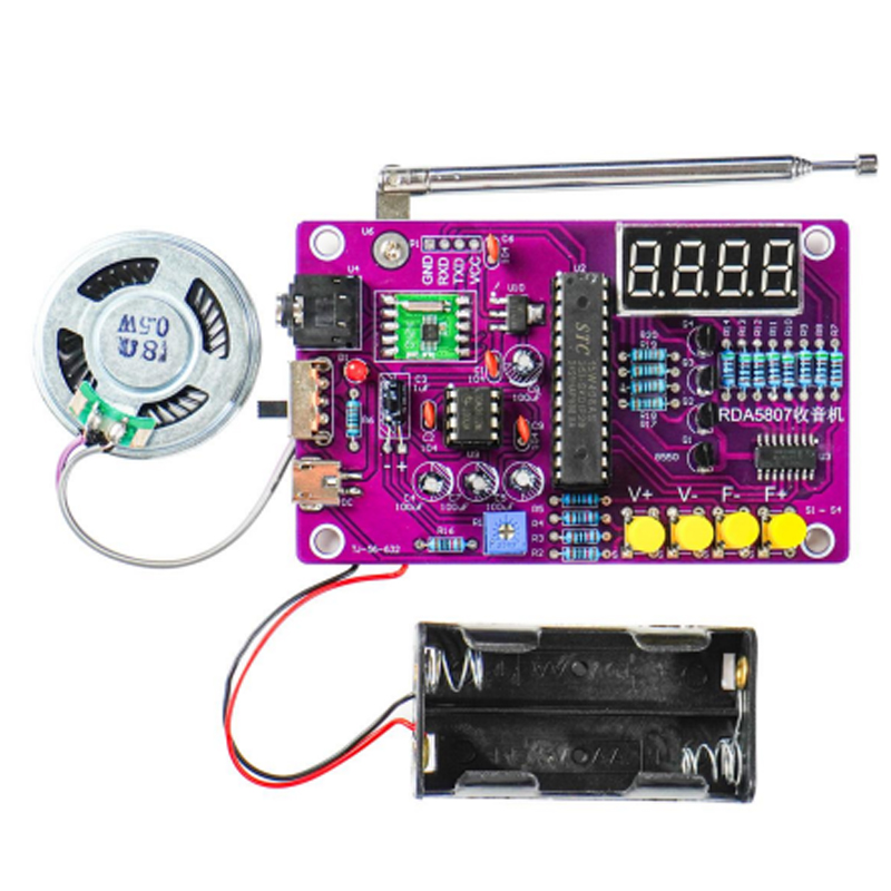 DIY FM Radio Electronic Kit 87 - đánh giá và giá Diy Electronics Com