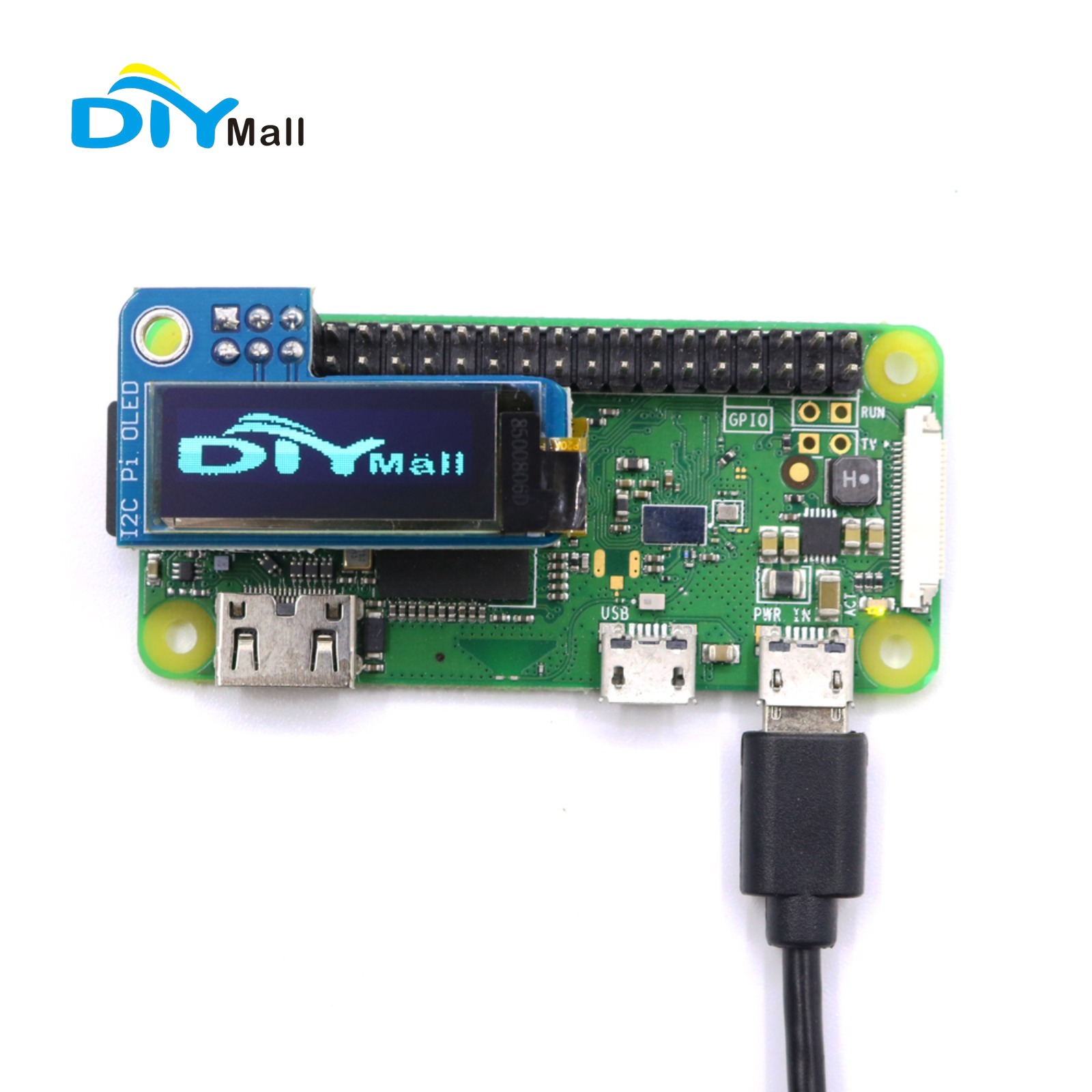 DIYmall 0.91 Inch OLED Display - đánh giá và giá Diy Electronics Raspberry Pi