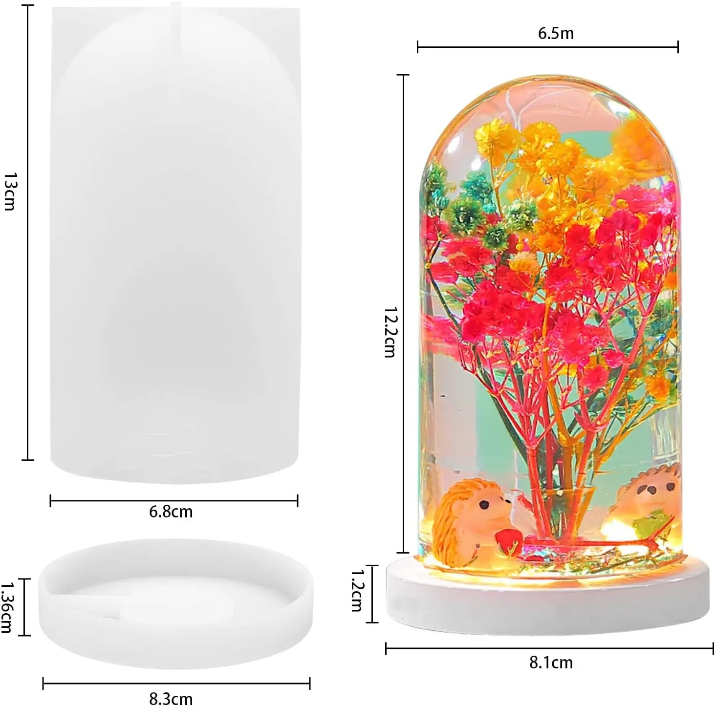 DIY Crystal Epoxy Resin Mold L - đánh giá và giá Diy Lamp Electronics
