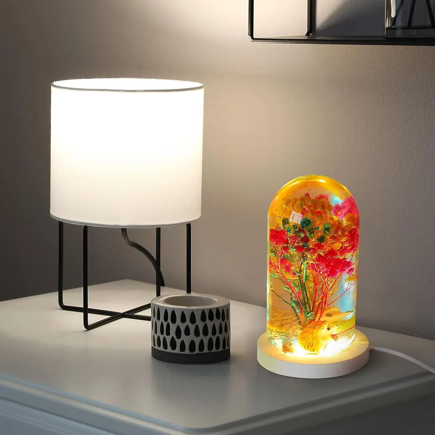 DIY Crystal Epoxy Resin Mold L - đánh giá và giá Diy Lamp Electronics