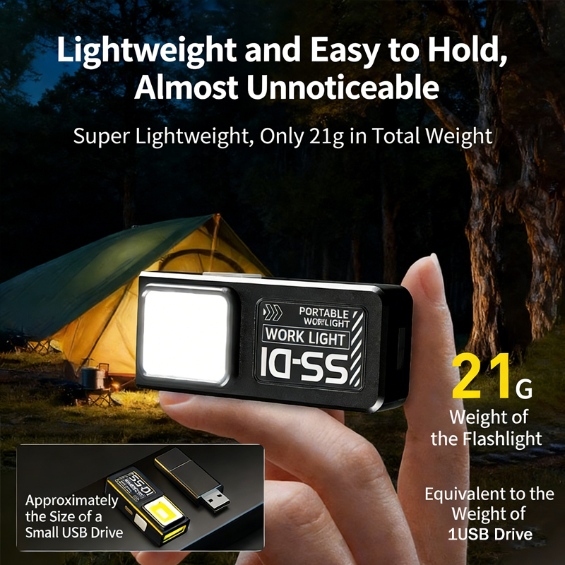 1/2PCS Mini COB LED Flashlight - đánh giá và giá Diy Lamp Electronics
