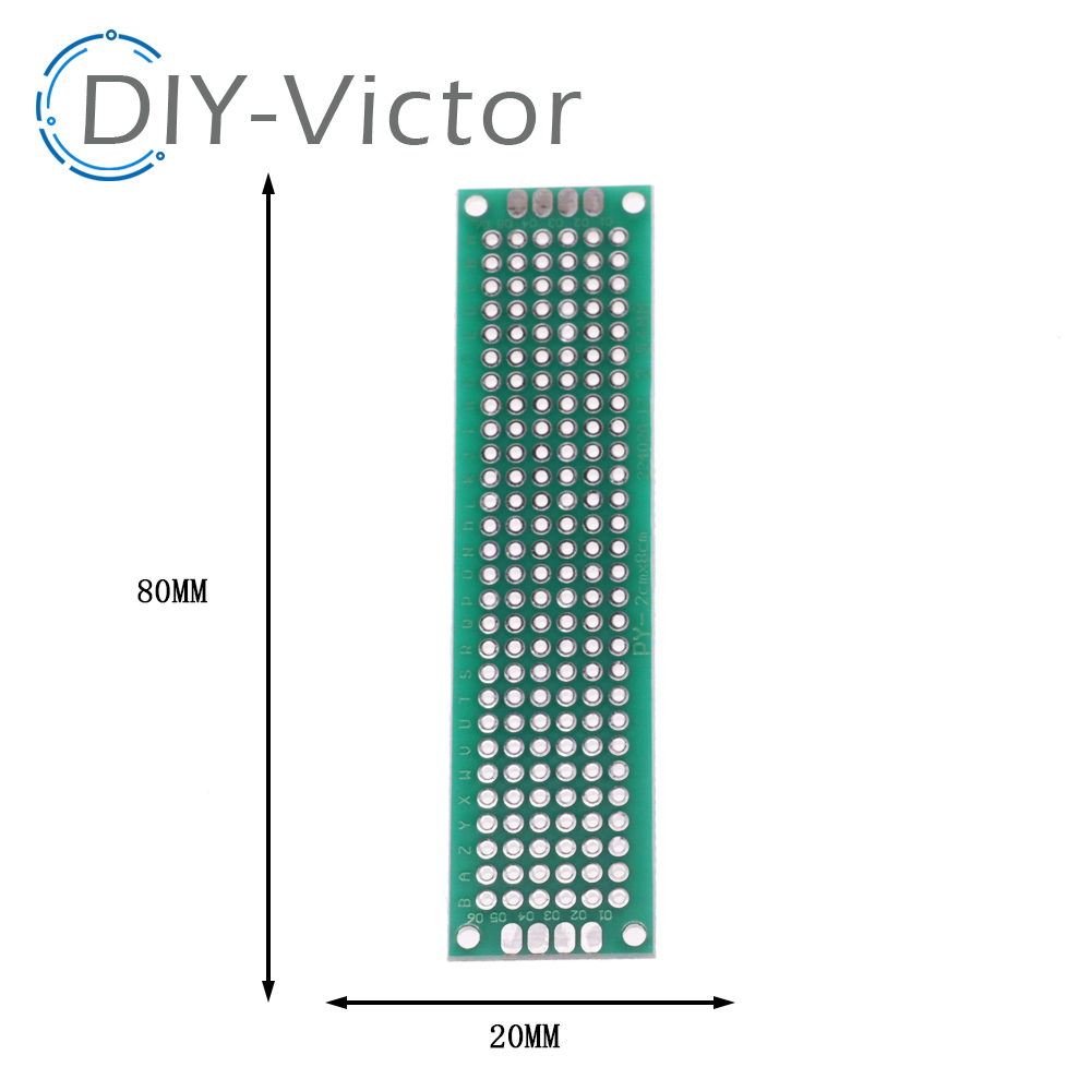 20PCS 5x7 4x6 3x7 2x8cm Double - đánh giá và giá Diy Electronics Breadboard