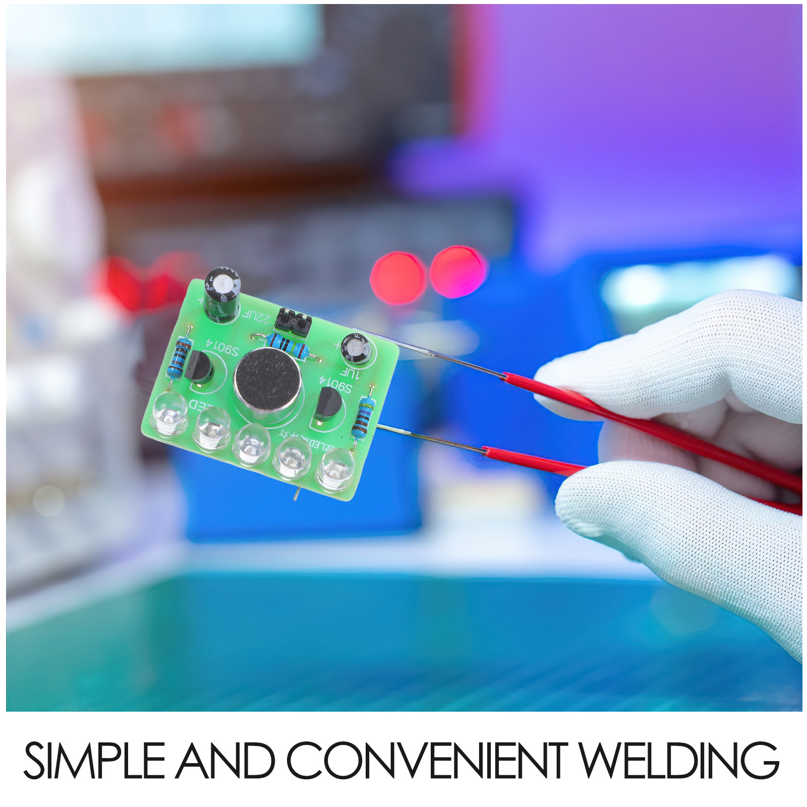 Soldering Project Kit DIY Soun - đánh giá và giá Diy Electronics Projects For Beginners
