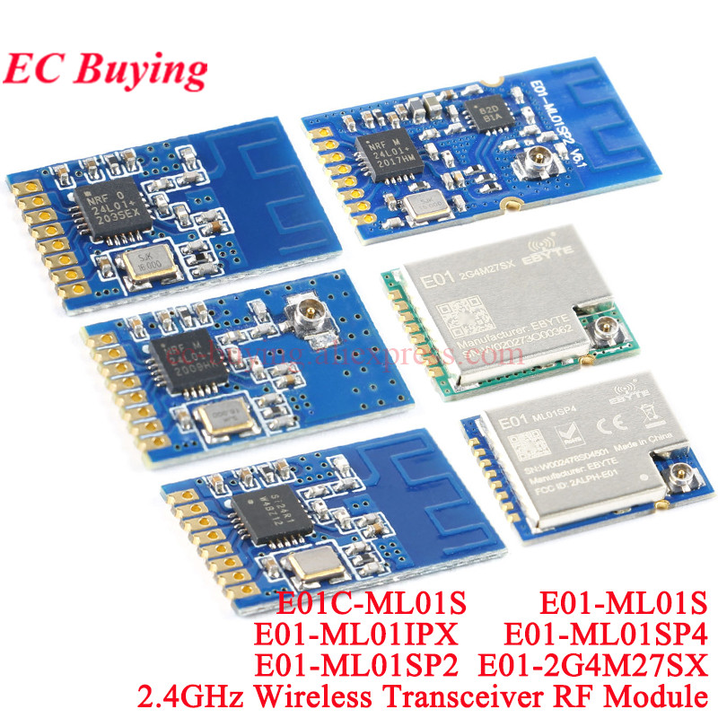10Pcs/1pc E01-2G4M27SX ML01SP4 - đánh giá và giá Nrf24L01 Module Wireless