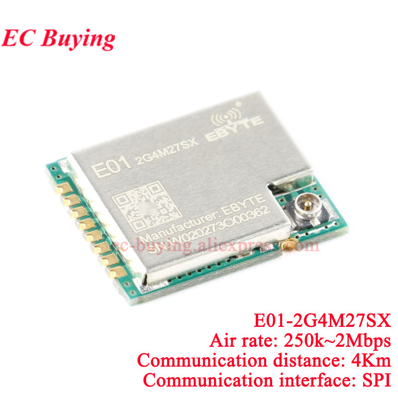 10Pcs/1pc E01-2G4M27SX ML01SP4 - đánh giá và giá Nrf24L01 Module Wireless