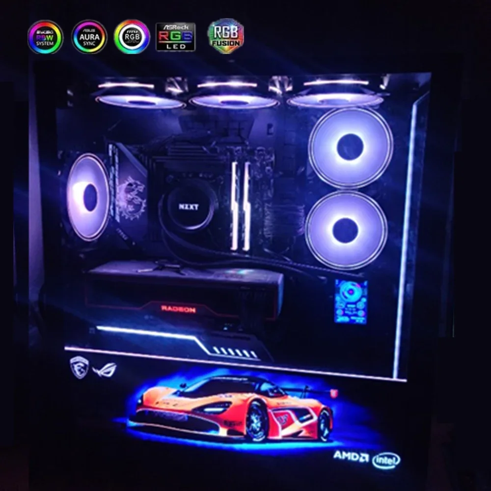 DIY RGB Lighting Panel For PC  - đánh giá và giá Diy Electronics Case