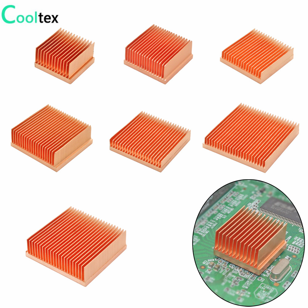 DIY Pure Copper Heatsink Skivi - đánh giá và giá Diy Electronics Raspberry Pi