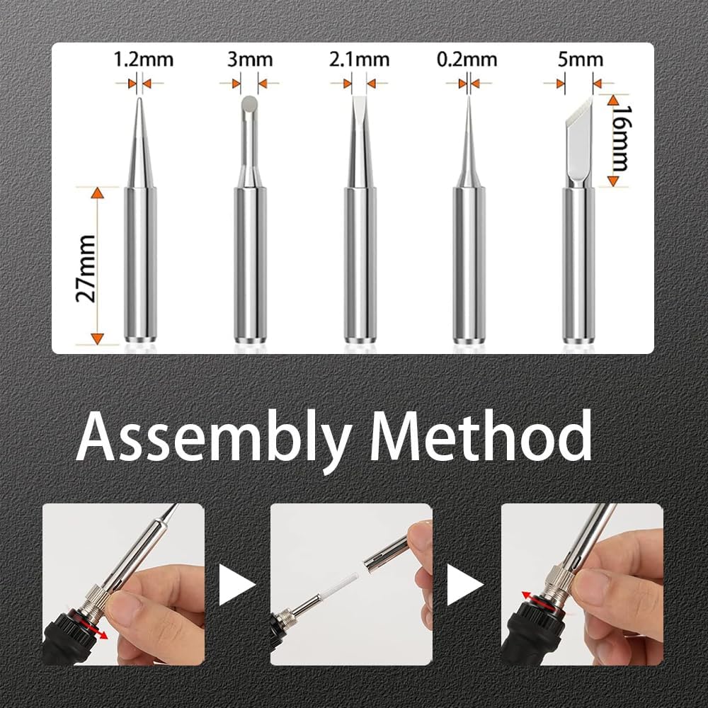 80W Soldering Iron Kit with LC - đánh giá và giá Diy Electronics Repair Kit