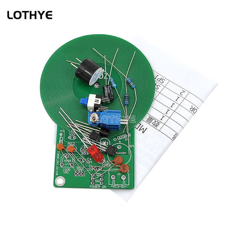 DC 3V-5V Metal Detector Kit DI - đánh giá và giá Diy Home Electronics Projects