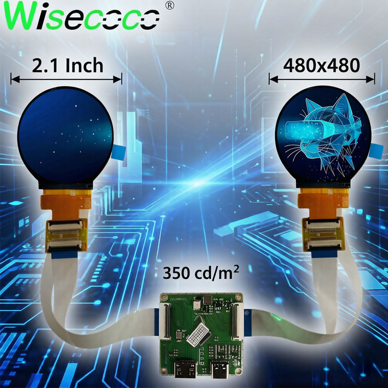 2.1 Inch Dual IPS Round Displa - đánh giá và giá Diy Electronics Raspberry Pi