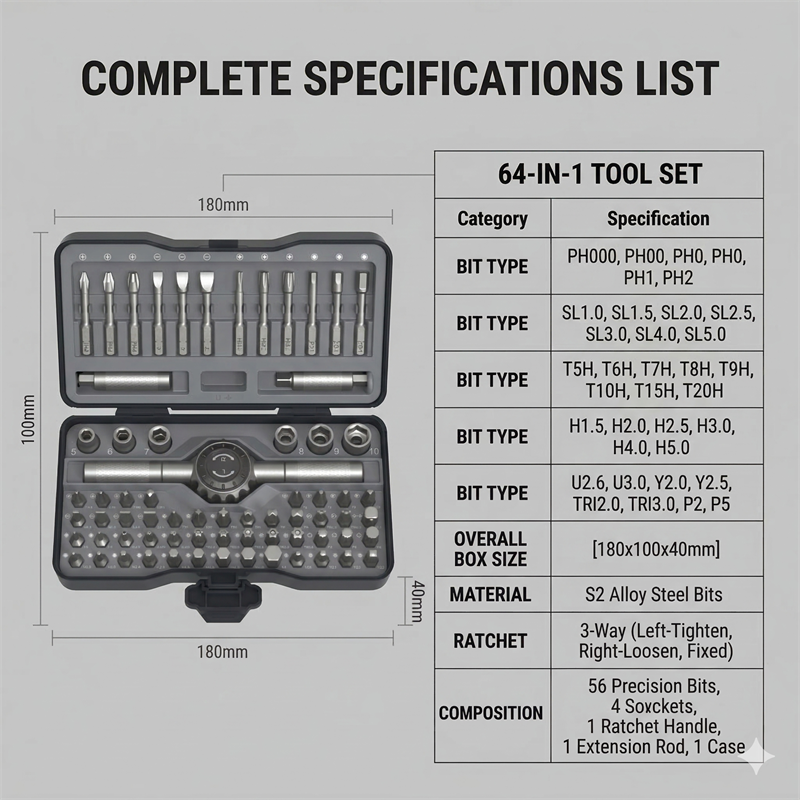 69 in 1 Ratchet Screwdriver Se - đánh giá và giá Diy Electronics Repair Kit