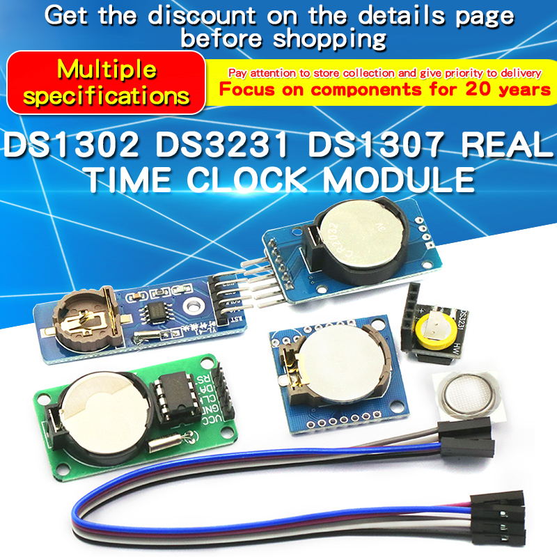 1PCS DS1302/DS1307/PCF8563/DS3 - đánh giá và giá Rtc Module Ds3231