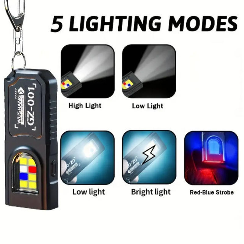 Multifunctional Keychain Flash - đánh giá và giá Diy Lamp Electronics